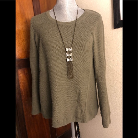 Madewell Tops - Madewell olive green thermal Small
